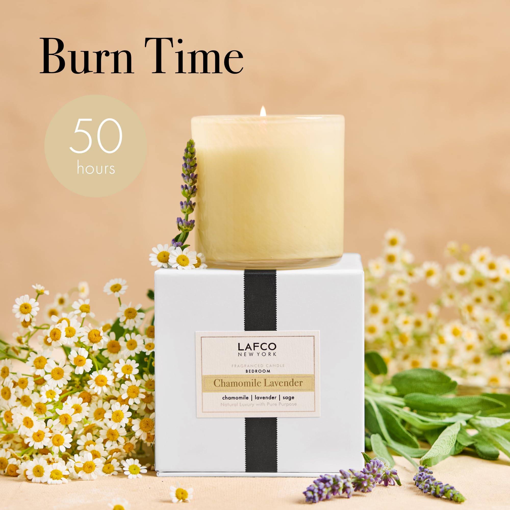 Amazon.com: LAFCO New York Classic Candle, Chamomile Lavender
